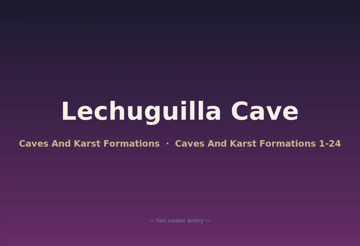 Lechuguilla Cave