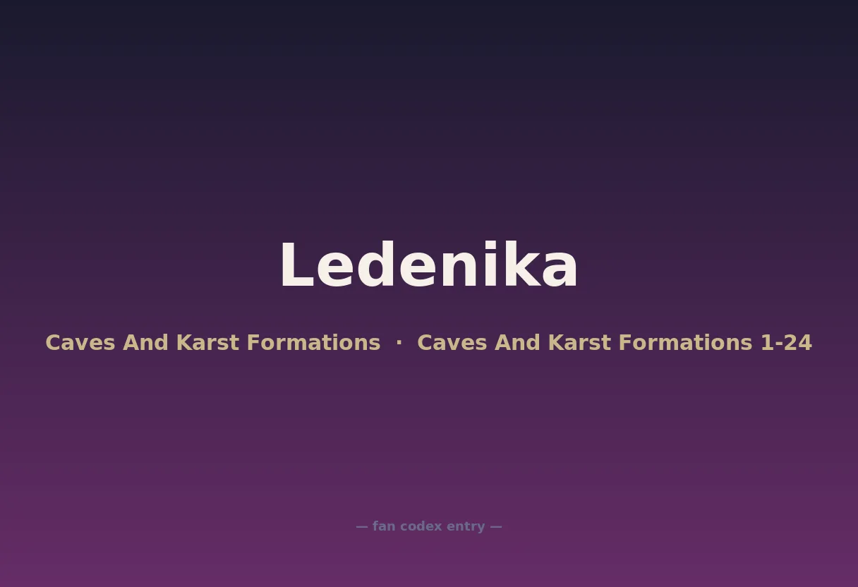 Ledenika